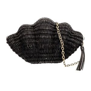 Kayu wicker vintage reformation black small shoulder bag